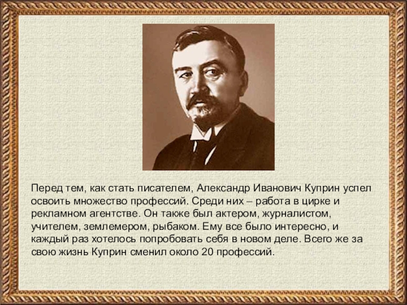 Как я стал писателем краткое содержание