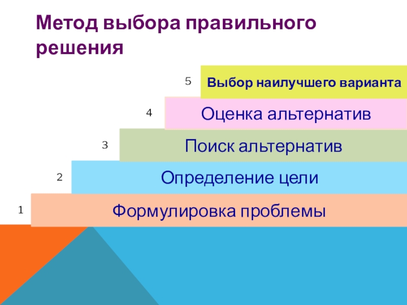 Выбор альтернативных проектов