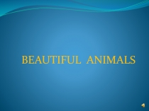 Презентация по английскому языку на тему ANIMALS  3 класс