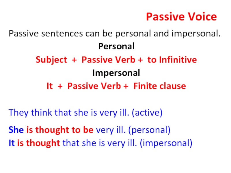 Презентация по английскому языку по теме Passive Voice. Causative, УМК ...