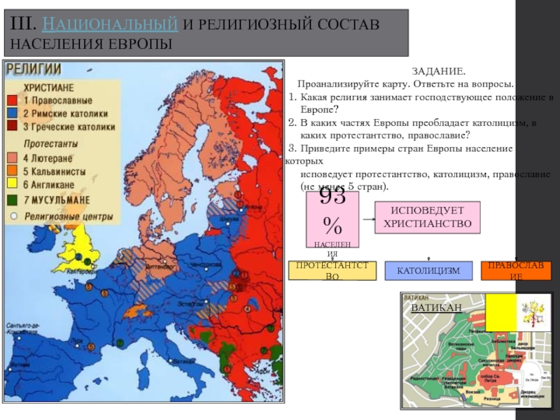 Особенности зарубежной европы. Общая характеристика зарубежной Европы. Характеристика стран зарубежной Европы. Характеристика зарубежной Европы. Религиозный состав Европы.