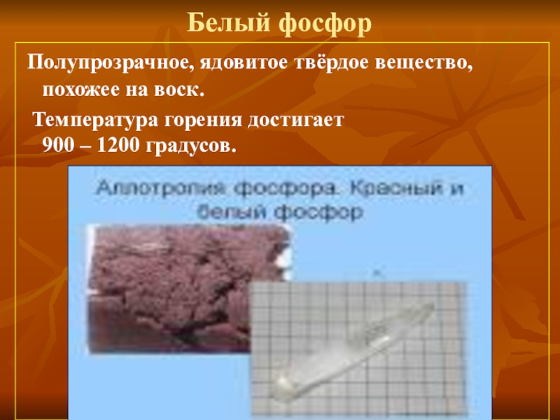 Ядовитое твердое вещество. Белый фосфор. Поражение от белого фосфора. Сгорание белого фосфора.