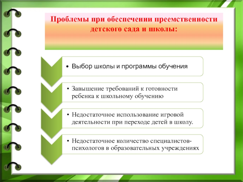 План работы по преемственности детского сада и школы