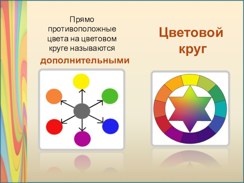 Схема противоположных цветов