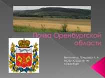 Презентация по географии Оренбургской области Почва Оренбургской области