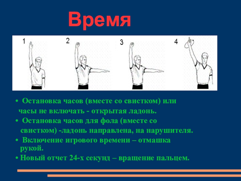 Остановил время часами. Остановка часов вместе со свистком или часы не включать. Остановка часов для фола. Жесты судьи в баскетболе остановка времени. Жест остановка времени в баскетболе.