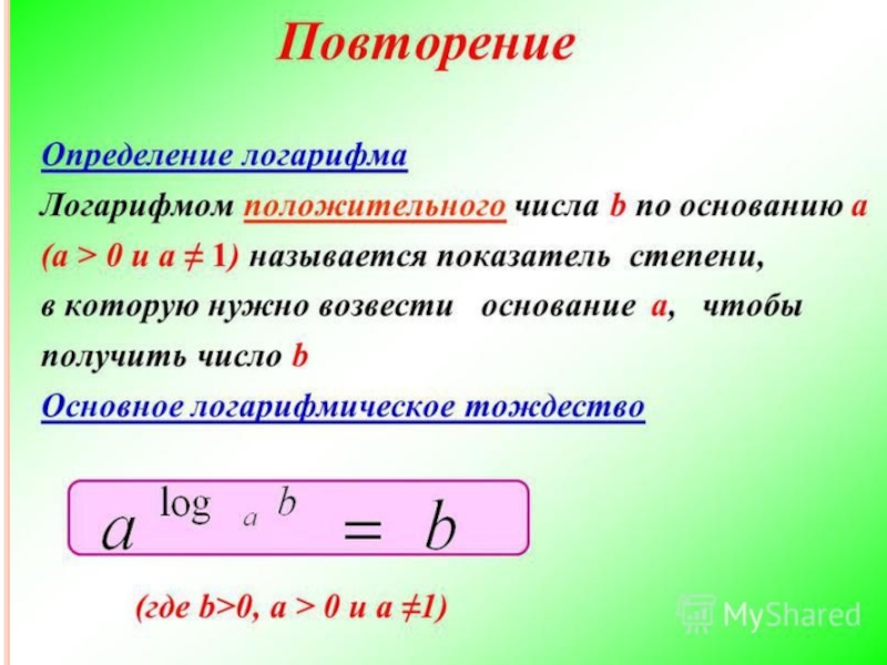 Презентация на тему логарифм - 82 фото
