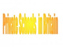 Private schools in Britain