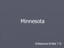 Презентация по английскому языку на тему ,, Minnesota,,