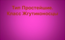 Прзентация на тему Жгутиковые