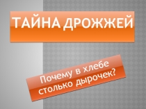 Почему в хлебе столько дырочек?