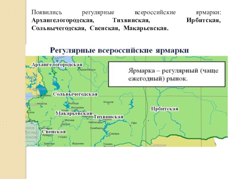 Ирбитская ярмарка в 17 веке карта