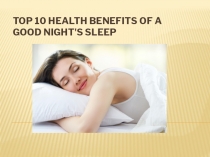 Презентация к уроку A healthy way of life. 9-й класс