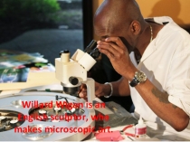 Презентация по английскому языку на тему Willard Wigan is an English sculptor 9 класс