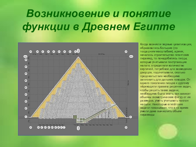 Возникновение понятия. Функции древнего Египта. Функции в древности. Возникновение и понятие функции в древнем мире. Основные термины и понятия древний Египет.