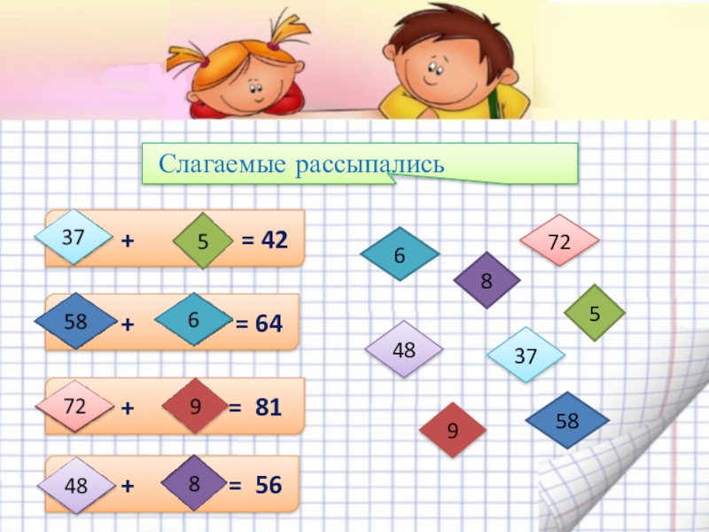 Сложение вида 7 презентация