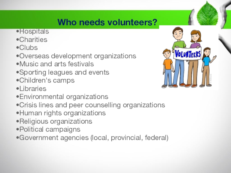 Kinds of volunteer organizations. Volunteering топик по английскому. Проект по английскому языку a Charity Organization. Charity задания. Charity задания по теме 7 класс.