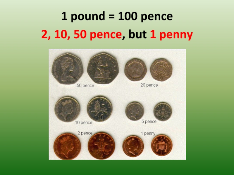 British coins презентация 5 класс