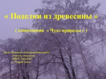 Презентация по технологии для 8 класса Поделки из древесины