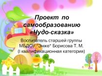 Проект по самообразования: Чудо-сказка