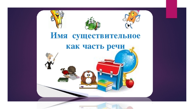 Презентация к уроку по русскому языку Имя существительное как часть речи. 5 класс