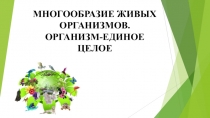Презентация по биологии Многообразие организмов (10 класс)
