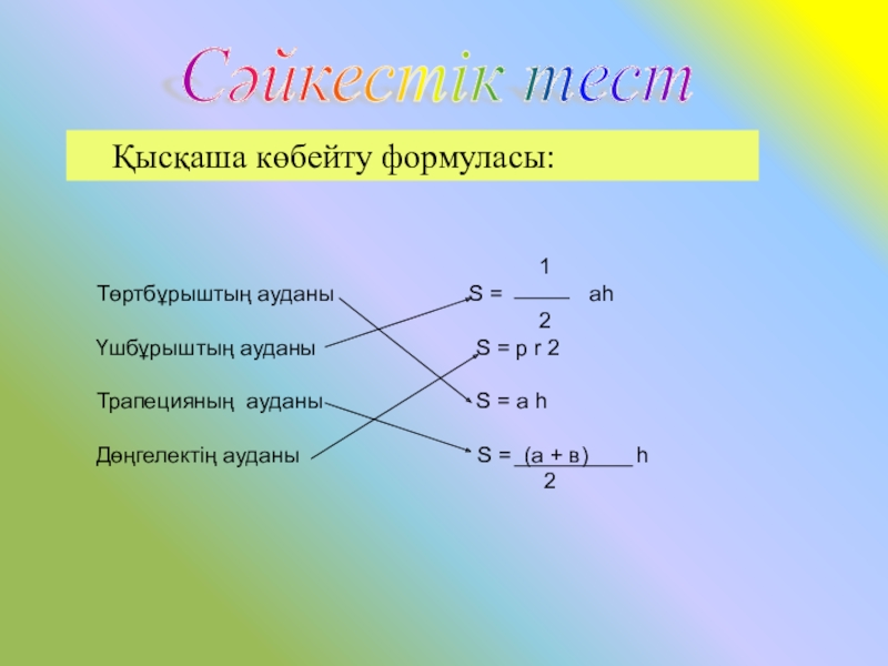 Қысқаша көбейту формулалары 7 сынып