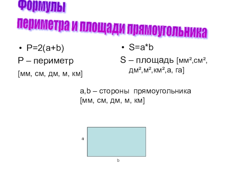 Найти периметр в миллиметрах