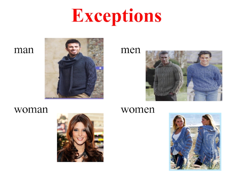 Exceptionsmanmenwomanwomen