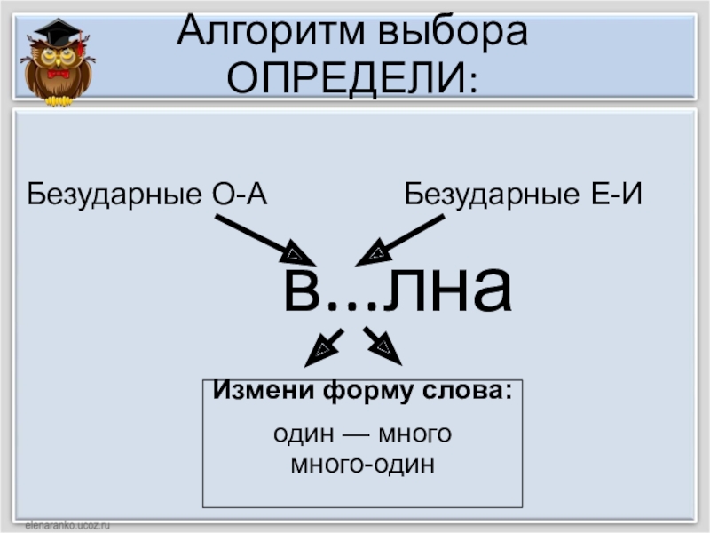 Безударные е в корне слова