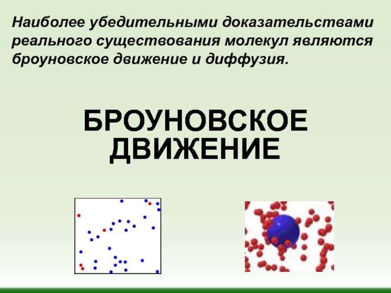 Молекулы диффузия движение молекул. Диффузия и броуновское движение. Броуновское движение молекул. Броуновское движение обусловлено.