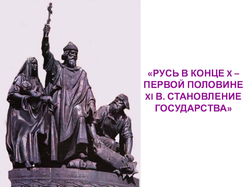 Русь в конце 10 первой половине 11 века становление государства 6 класс презентация