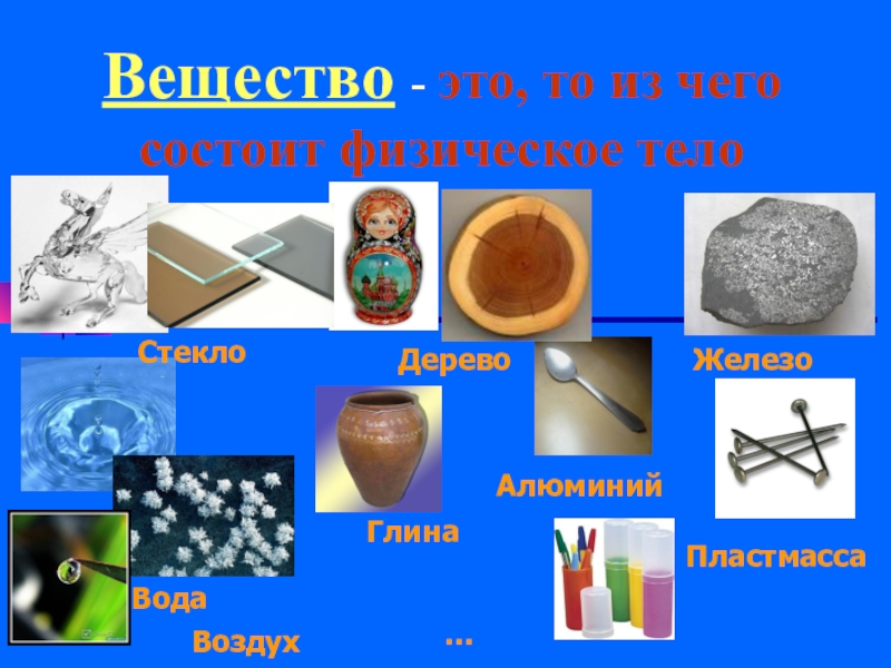 То из чего состоят физические тела это