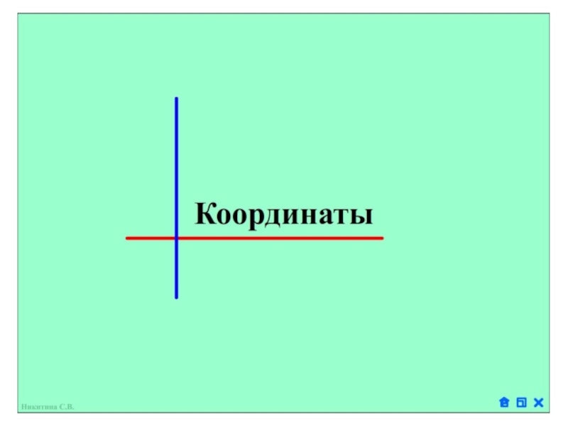 Координаты презентация 6 класс