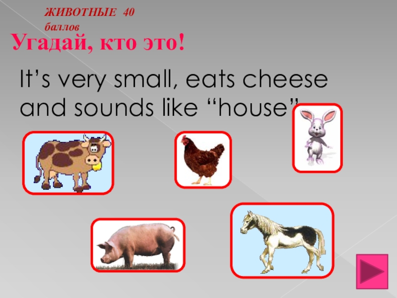 Презентация по английскому языку 2 класс животные