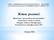 Живи родник!