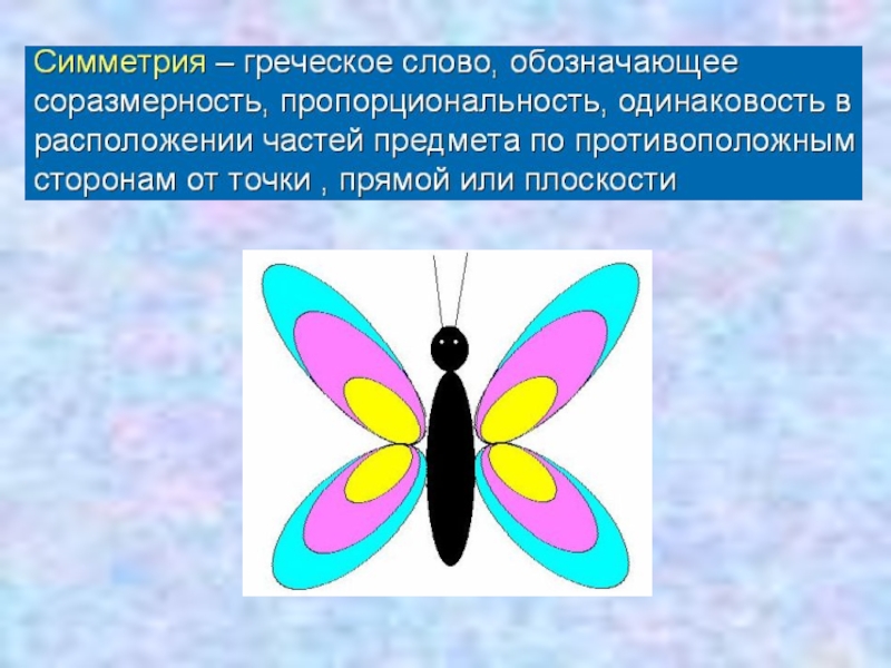 Презентация по информатике симметрия 2 класс