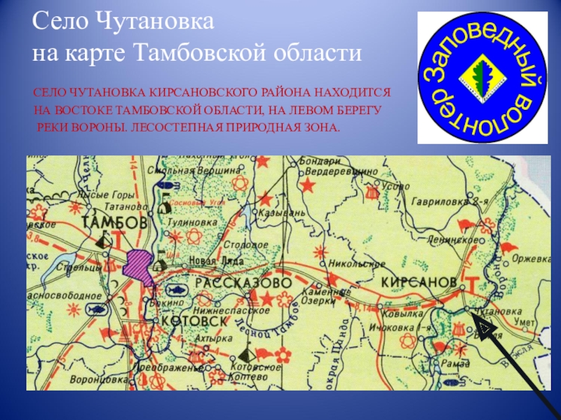 Карта тамбовской области подробная со спутника