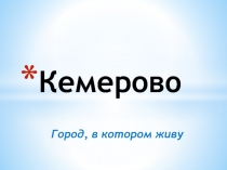 Презентация по окружающему миру на тему Город Кемерово: основные сведения (4 класс)