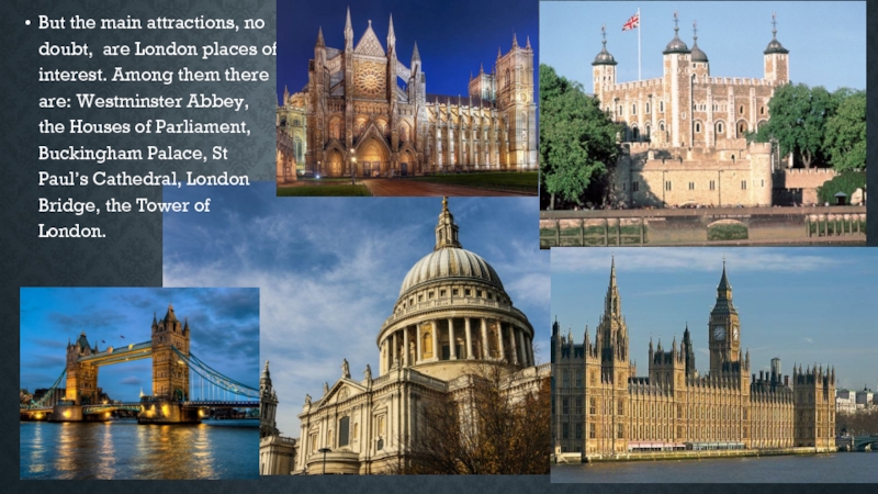 Places of interest of london презентация