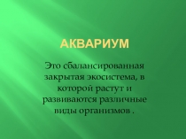 Презентация к занятию по аквариумному садоводству.  Посадка водных растений