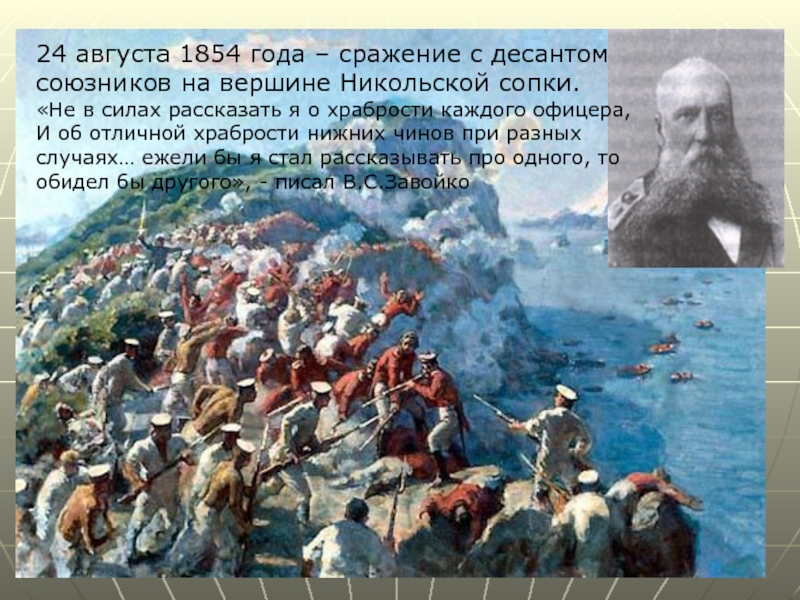 Схема обороны петропавловска камчатского 1854