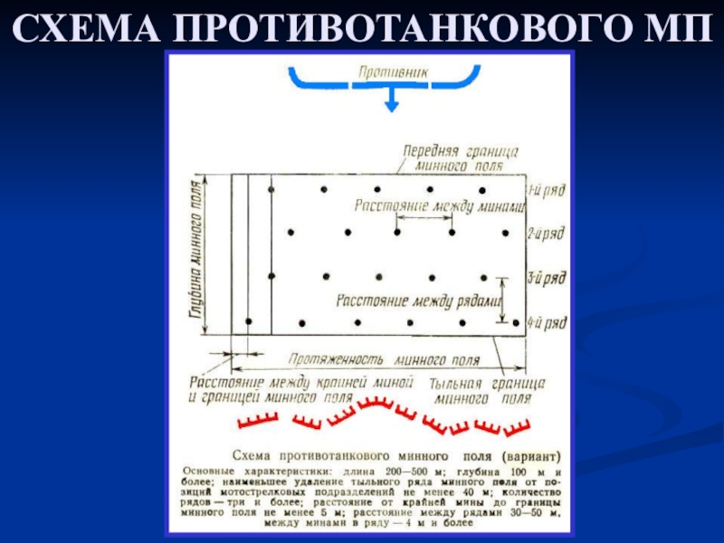 Формуляр минного поля образец