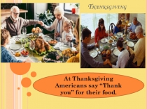 Презентация по английскому языку на тему Уголок культуры. День благодарения