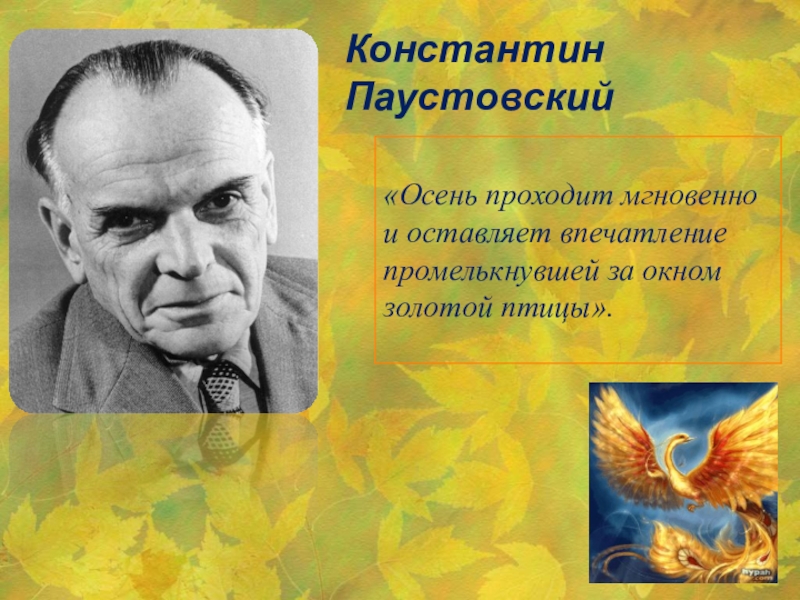 Слушать паустовского лучшее качество хорошего. Паустовский осень. Паустовский Золотая осень.