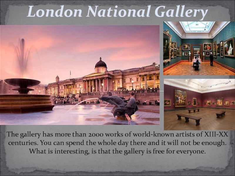 Than 2000. National Gallery London доклад на английском.