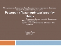 Конкурсная работа ученицы в НПК