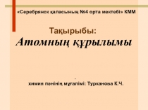 строение атома