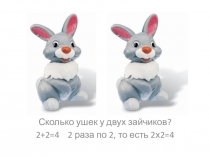 Презентация по математике на тему Знакомство с умножением