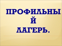 Презентация Профильный лагерь ЮИД